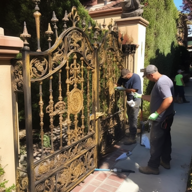 iron gate repair 15 4 - Iron Men Gate & Door Design LA Gates & Doors