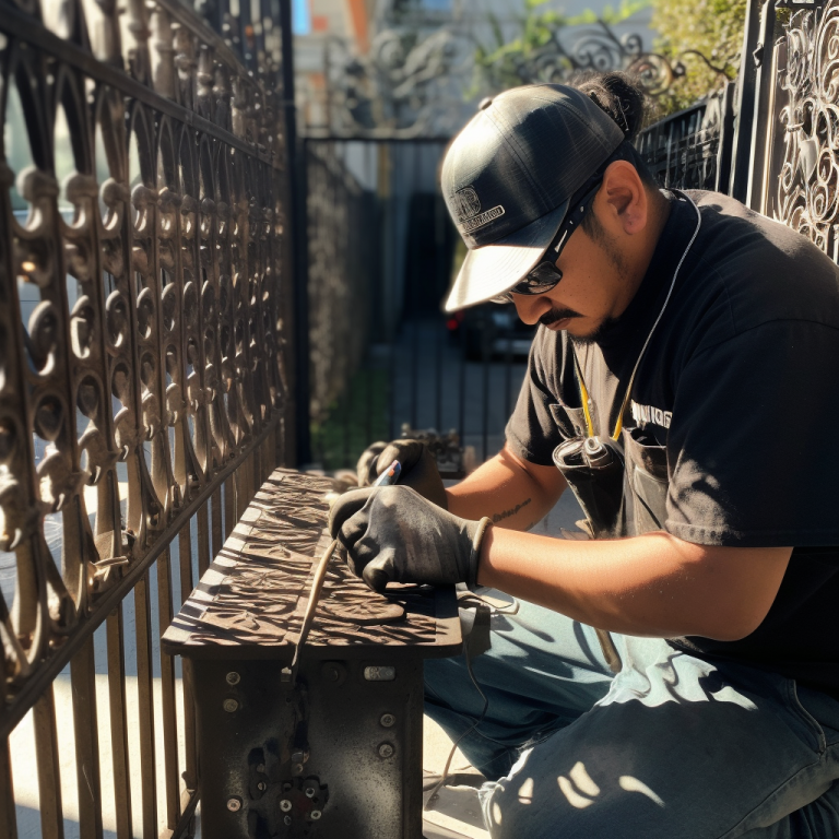 phase of an iron 10 4 - Iron Men Gate & Door Design LA Gates & Doors