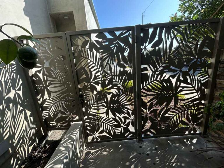 Custom design made gate and panel Installation and Design Service By Iron men Gates and Doors