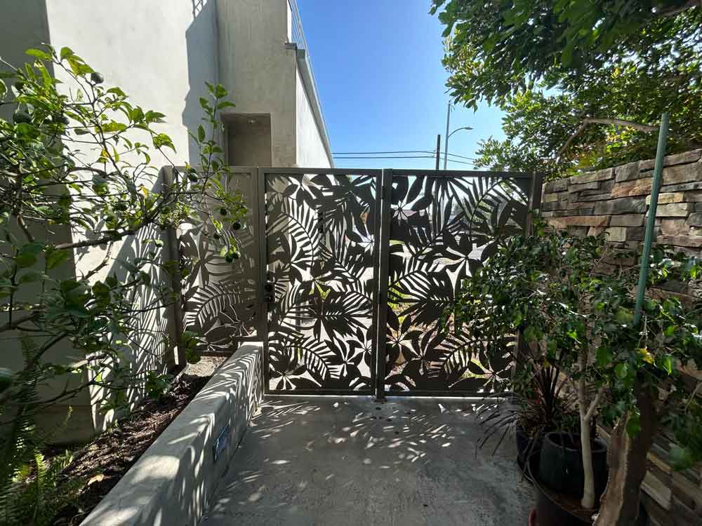 Custom design made gate and panel Installation and Design Service By Iron men Gates and Doors