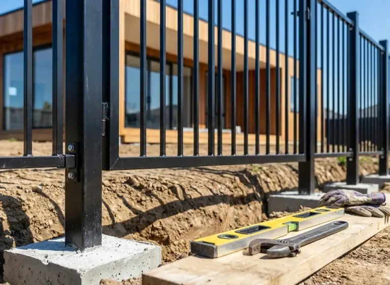 Fence Installation Cost in Los Angeles Metal Fence Project
